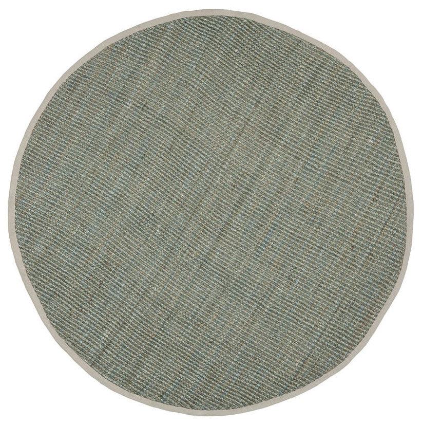 Safavieh Natural Fiber Nf730B Solid Color Rug, Grey, 9'0" X 9'0"