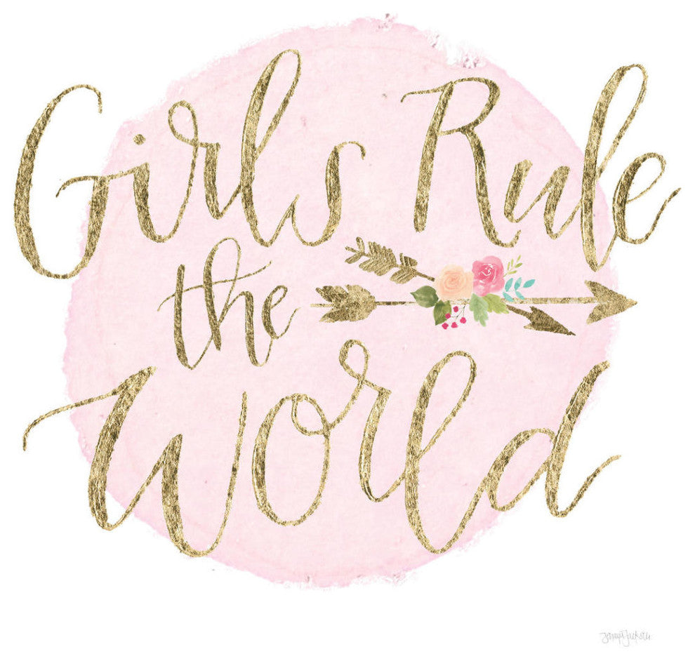 "Girl Power III" Digital Paper Print by Jenaya Jackson, 42"x42"