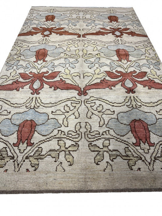 Fine Hand Knotted Persian Sultanabad Rug 5'9"x9'8"