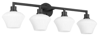 Quorum International 5221-4 Belinder 4 Light 33"W Vanity Light - Matte Black