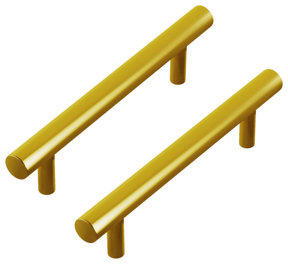Dowell Series 3001 Handles, 128mm/5" CTC, Brushed Brass/Golden, 10-Pack