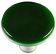 Kelly Green Knob Round, Black Post