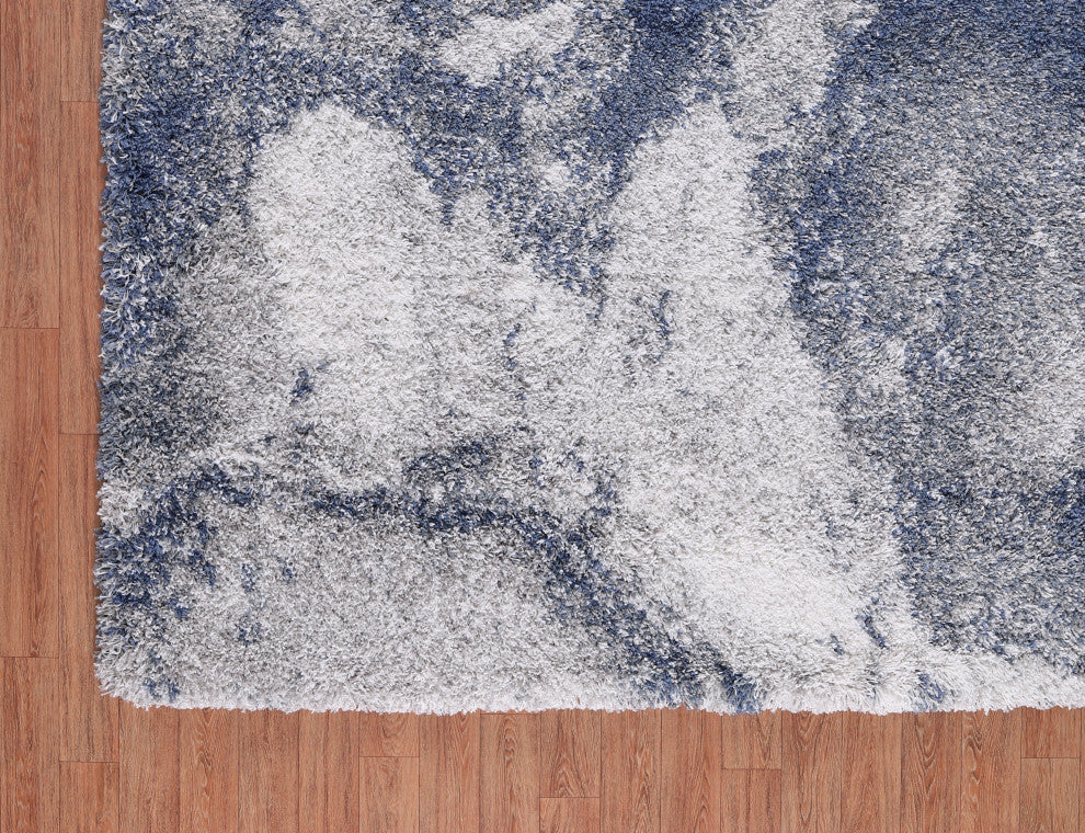 Noori Rug Shag Adrian Blue/Ivory Rug