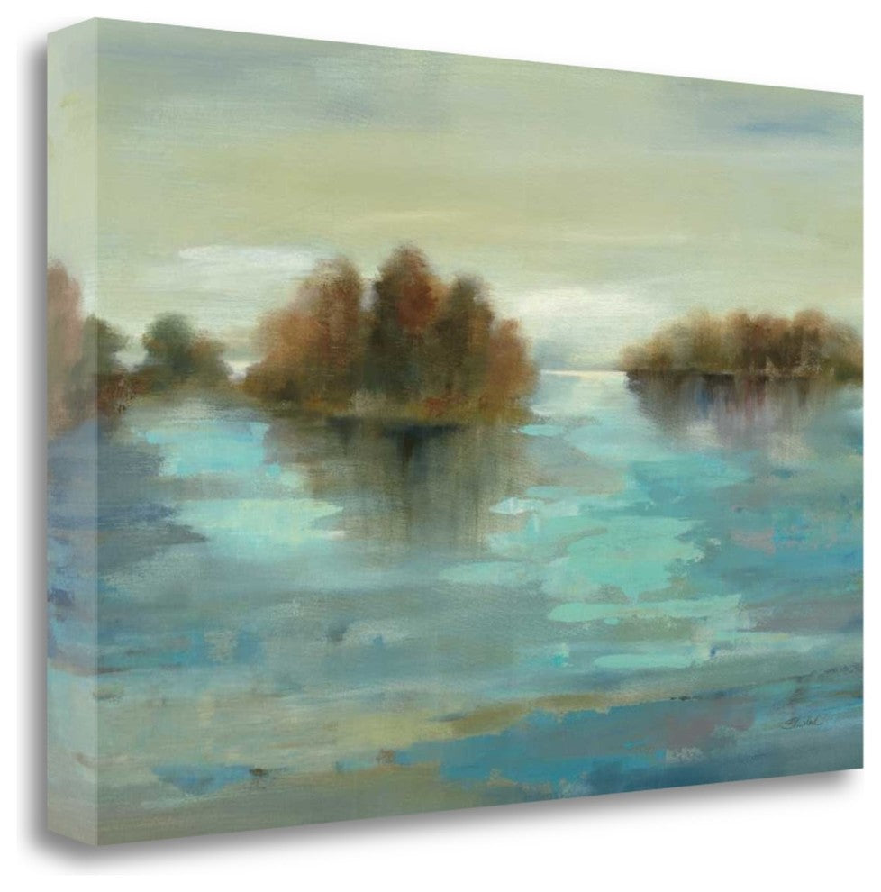 "Serenity On The River" By Silvia Vassileva, Giclee Print on Gallery Wrap Canvas
