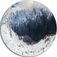 Winter Mountain In Svaneti, Landscape Photo Round Wall Art, 11"