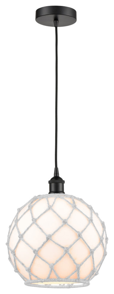 Innovations 616-1P-BK-G121-10RW-LED 1-Light Mini Pendant, Matte Black