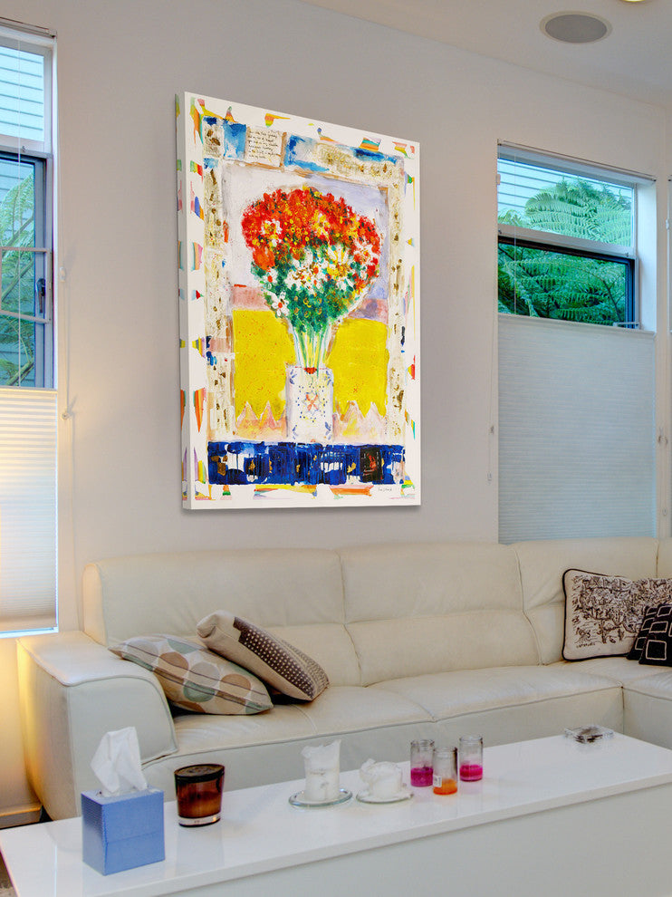 "The Art Critic" Print on Canvas by Wayne Ensrud