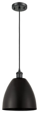 Ballston Dome Mini Pendant, Matte Black, LED