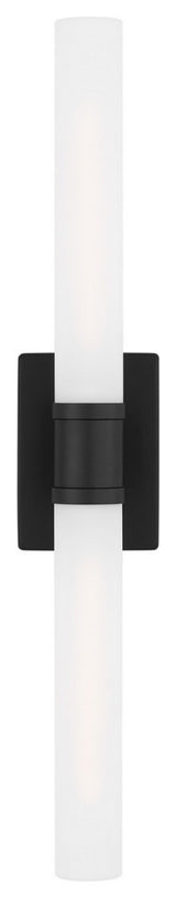 Keaton 2-Light Bath Vanity, Midnight Black