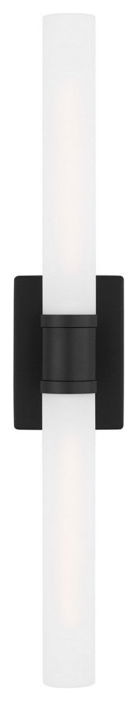 Keaton 2-Light Bath Vanity, Midnight Black