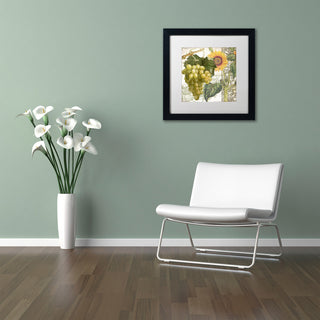 Color Bakery 'Dolcetto III' Matted Framed Art, Black Frame, White Mat, 16x16