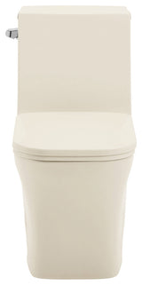 Concorde One Piece Square Left Side Flush Handle Toilet 1.28 gpf in Bisque