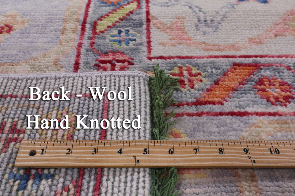 9' 3" X 12' 3" Turkish Oushak Handmade Wool Rug - Q16075