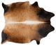 HomeRoots 72" x 84" Tan Cowhide Rug