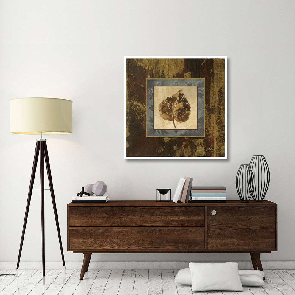 "Autumn Leaf Square I" Digital Paper Print by Silvia Vassileva, 42"x42"