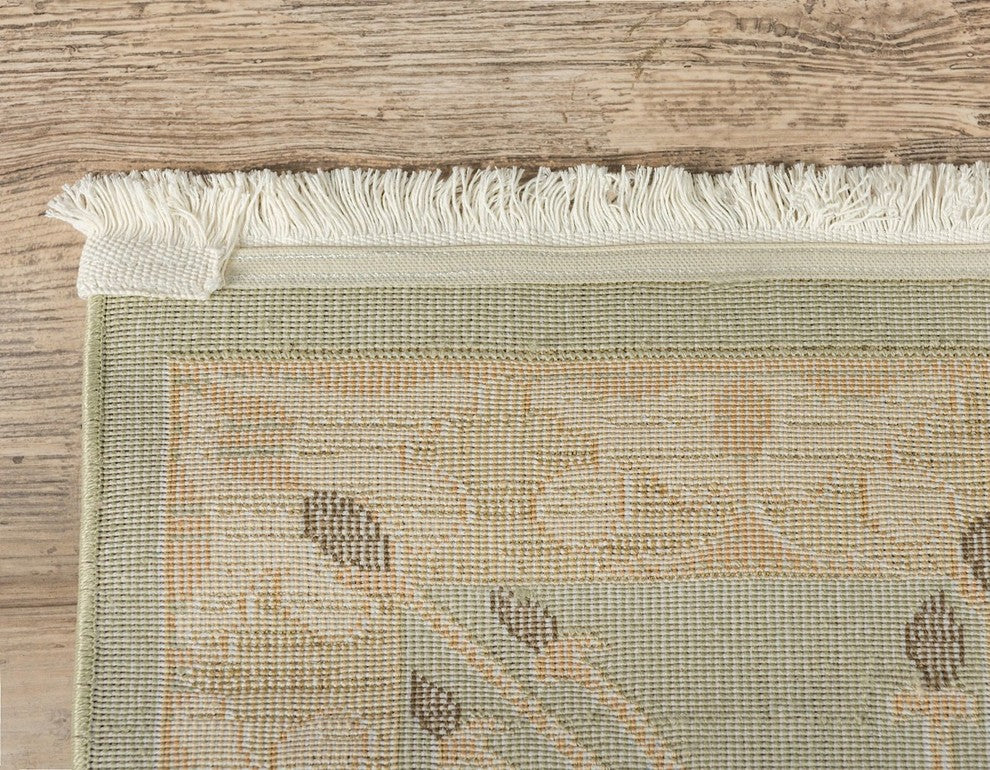 Traditional Stirling 8''x11'' Rectangle Grass Area Rug