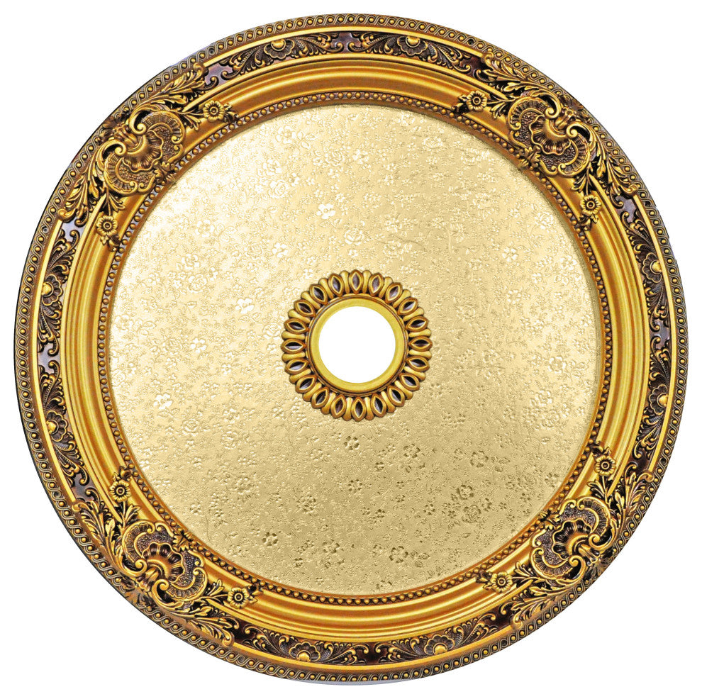Artistry Lighting, Round 36" Antique Gold Ceiling Medallion (ART90-F-075)