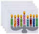 Decorative Holiday Placemat Geometric, Set of 4, White