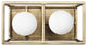 Varaluz Plaza 2-Lt Bath - Havana Gold/Carbon