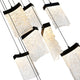 Lava Integrated LED Chandelier, Black