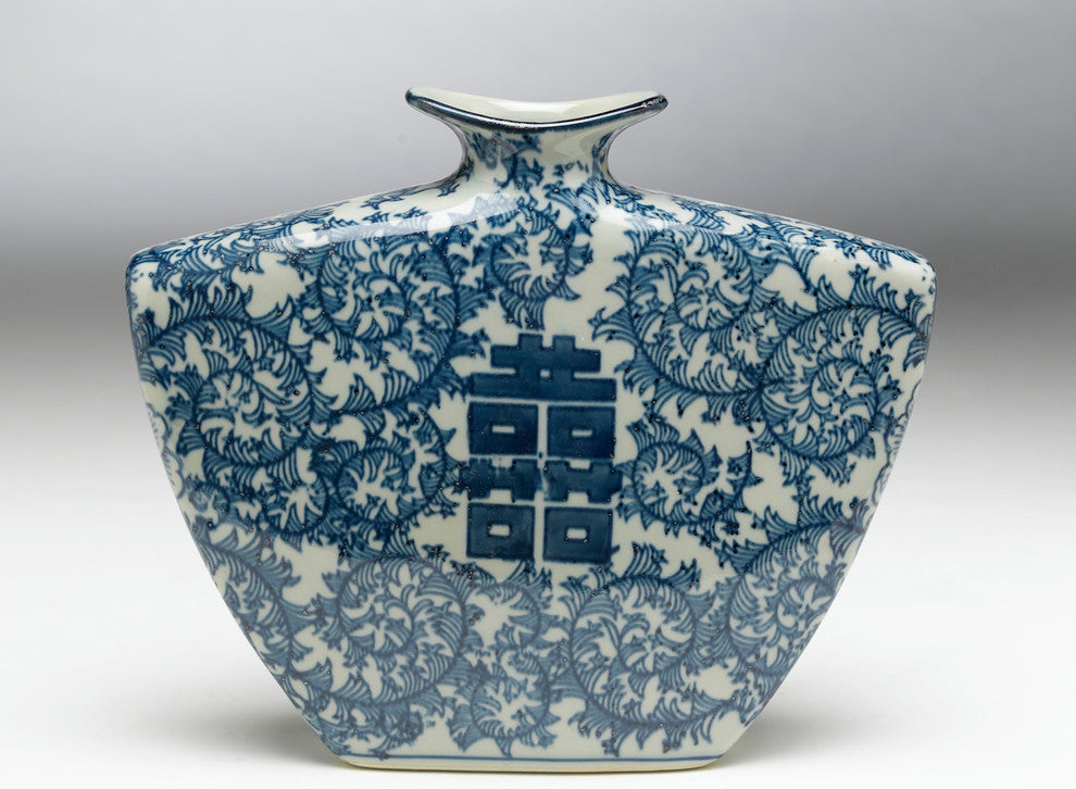 Double Happiness Narrow Vase
