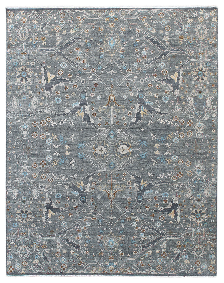 Bristol Henley Area Rug, Gray, 8' X 10'