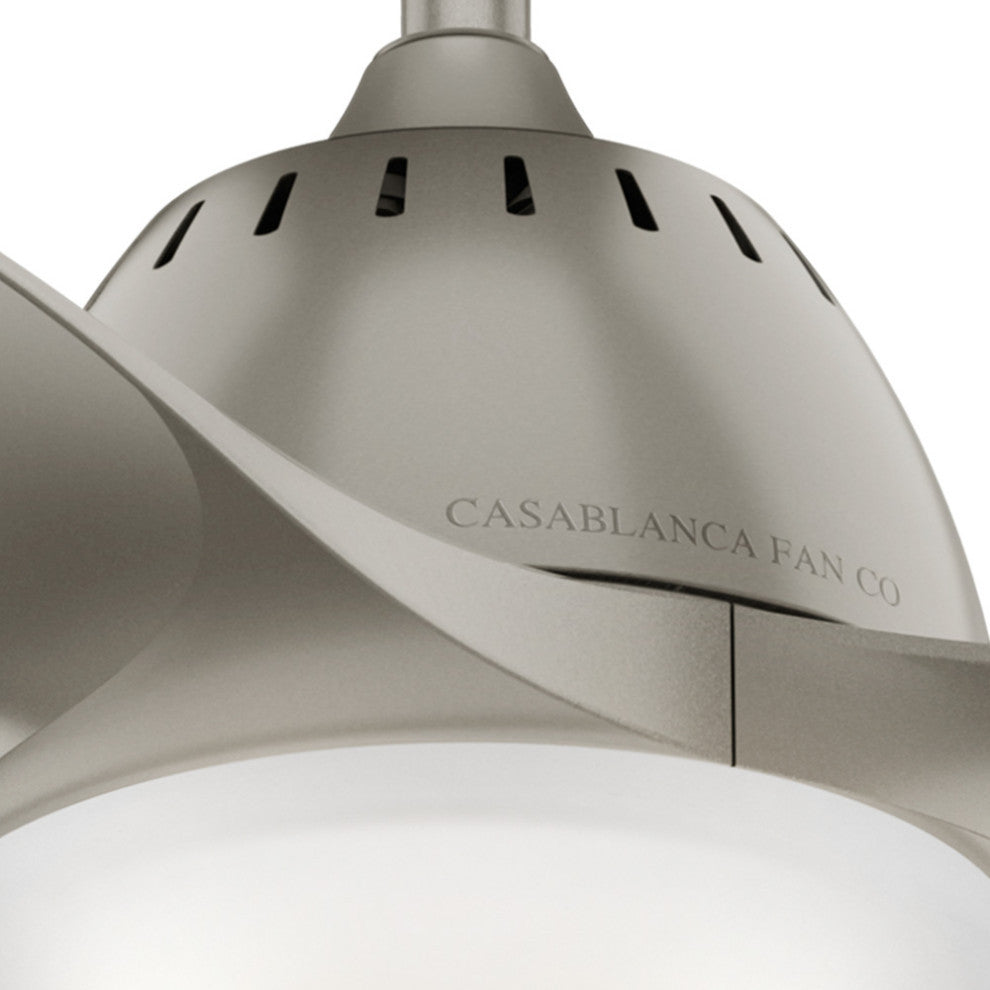 Casablanca 44" Wisp Pewter Ceiling Fan With Light and Remote