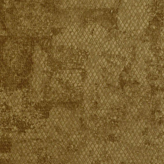 Burnished Bronze Hidden Map Textured Gound Cloth With Diamond Pattern, 16"x16"