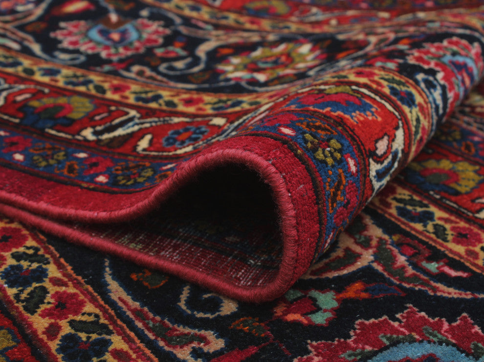 Fine Vintage Distressed Jamie Red Rug