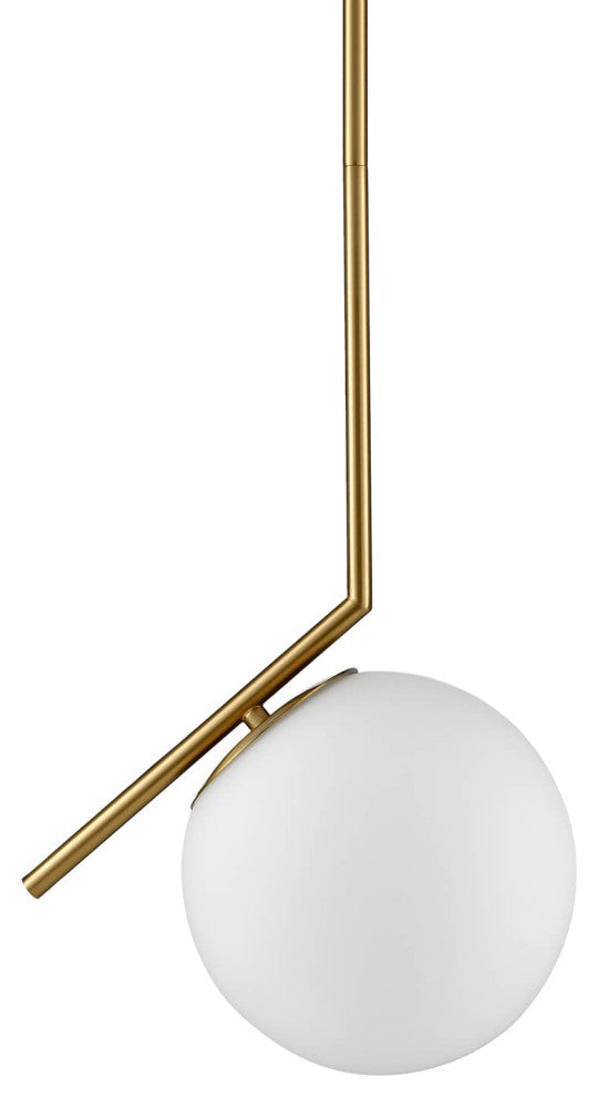 Modern Gold Kitchen Pendant Light, 1-Light