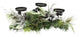 22" Mixed Pine with Blueberries Pine Cones and Ice Twigs Candle Holder