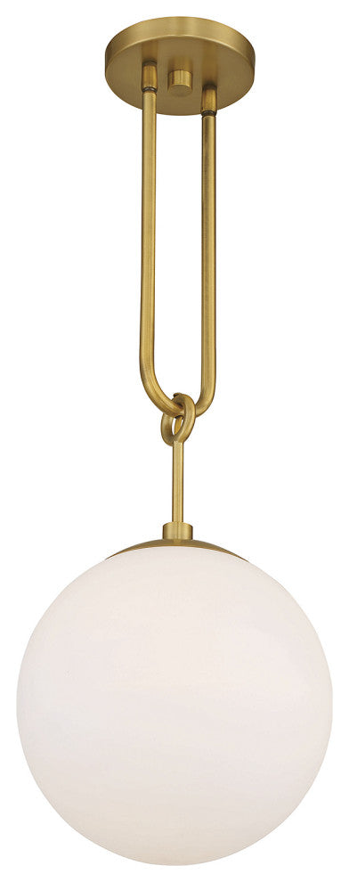 Becker 1-Light Warm Brass Pendant
