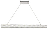 Monroe Integrated LED Chip Light Chandelier in Chrome