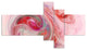 Red Fractal Abstract Illustration, Abstract Canvas Wall Art, 60"x32", 5 panels