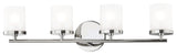 Ryan Bath Light, Polished Nickel Finish, 4-Light
