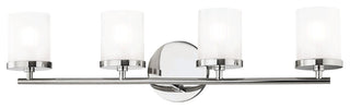 Ryan Bath Light, Polished Nickel Finish, 4-Light