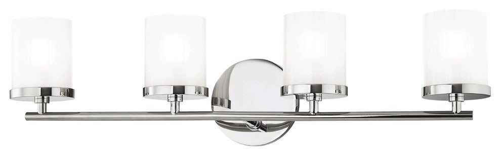 Ryan Bath Light, Polished Nickel Finish, 4-Light