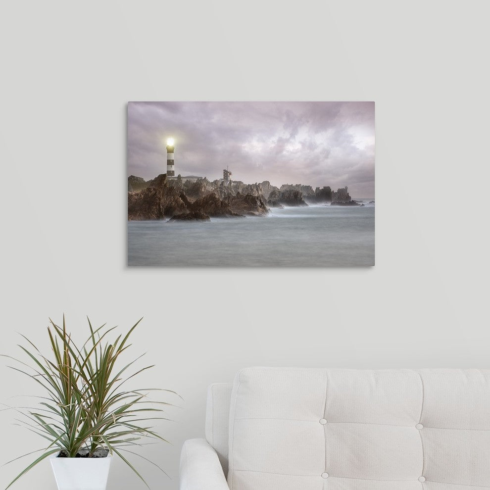 "Bretagne, Pointe de Beg Biniglou" Wrapped Canvas Art Print, 24"x16"x1.5"