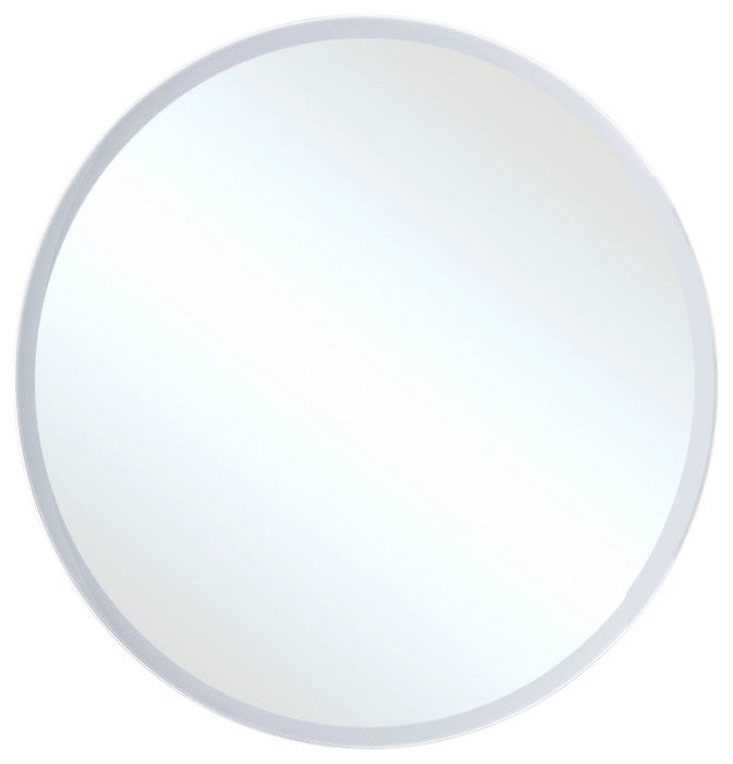 Round Frameless Mirror