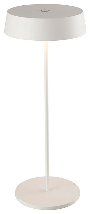 Alessandro Volta Battery Lamp in White