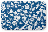 24" x 17" Evelyn Bathmat, Dark Cobalt Blue
