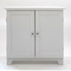 Shaker Style Double Door Cabinet, White