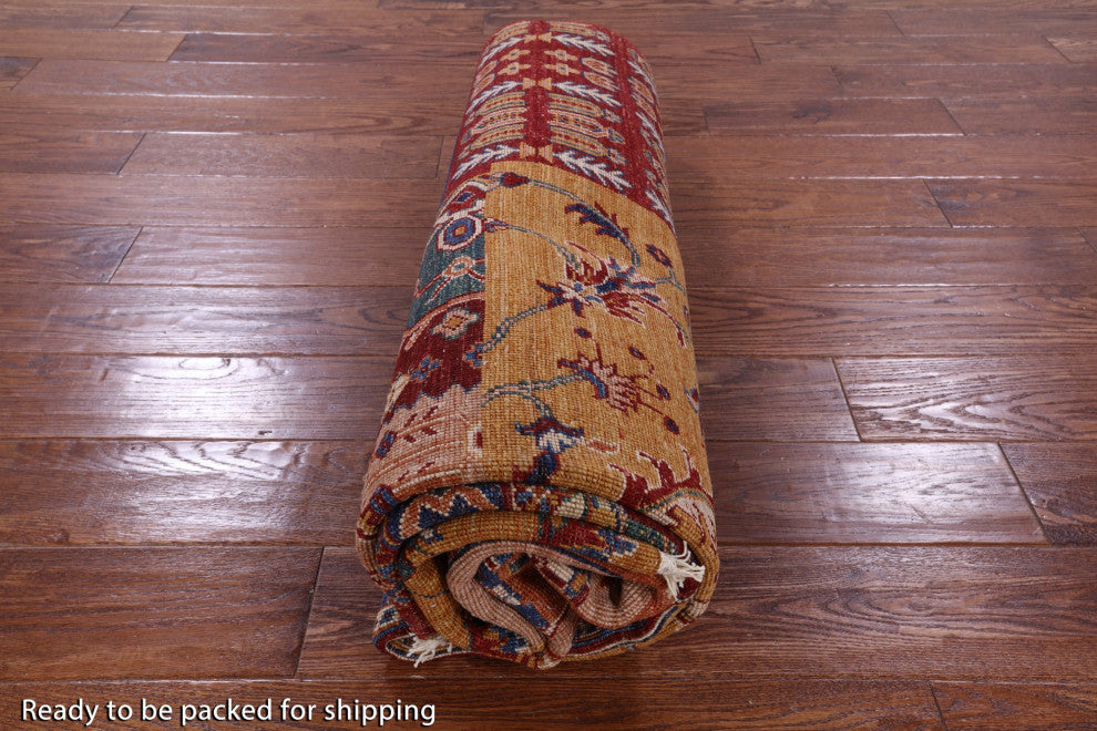 Super Kazak Hand-Knotted Wool Rug 5' 8" X 8' 3" Q10081
