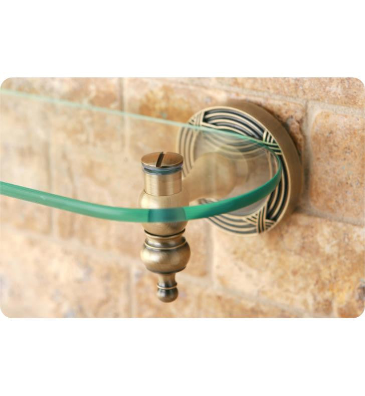 Glass Shelf, Satin Nickel