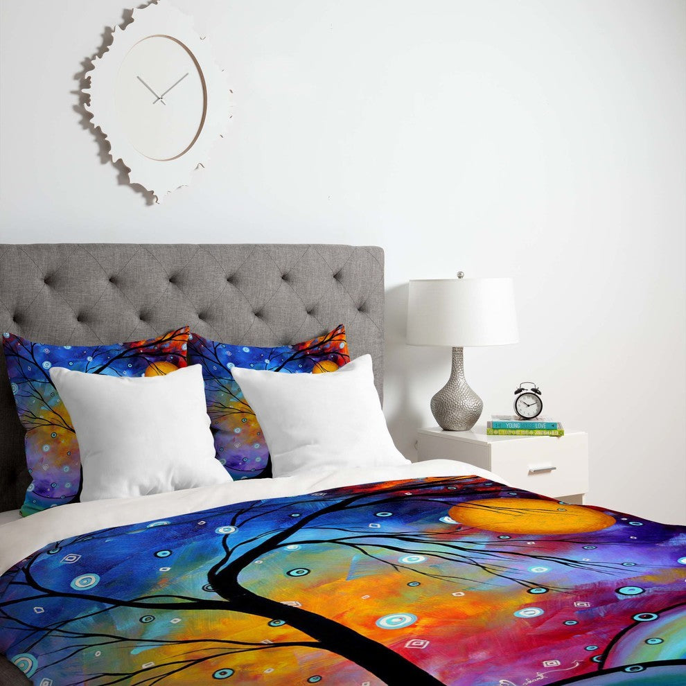 Deny Designs madart inc Winter Sparkle Duvet Cover - Lightweight