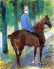 Mary Cassatt Mr. Robert S. Cassatt on Horseback Wall Decal