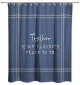 Together Favorite Place 2 71x74 Shower Curtain