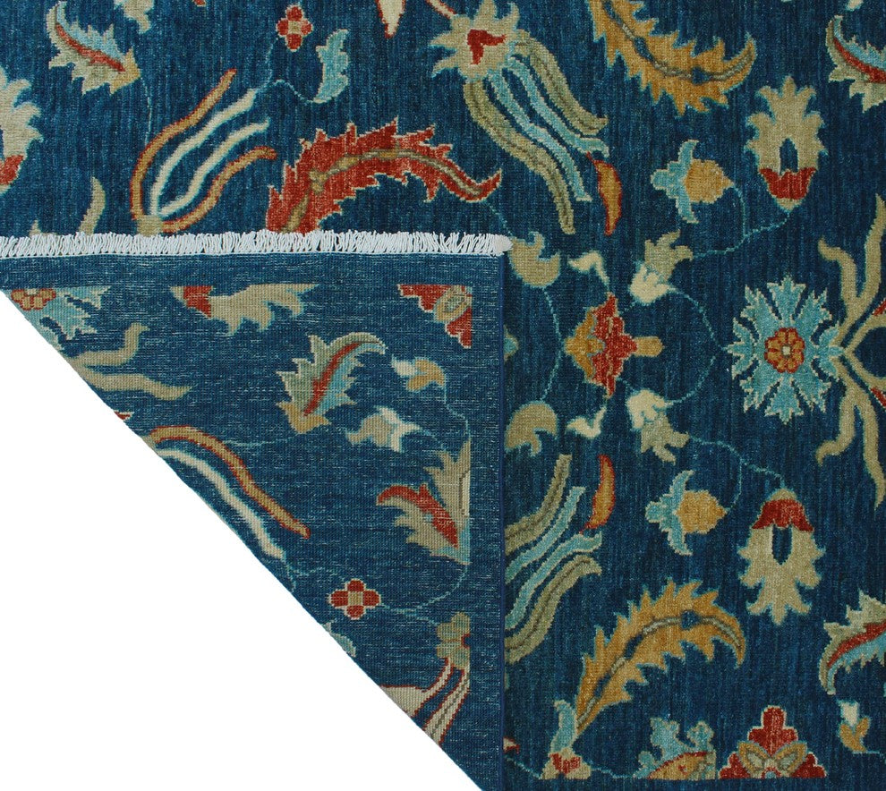Aria Fine Chobi Pierce Blue Rug