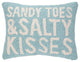 Sandy Toes And Salty Kisses Hook Pillow