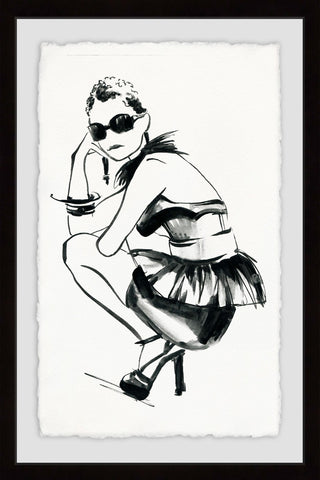 "Deep Thought" Framed Painting Print, 20"x30"